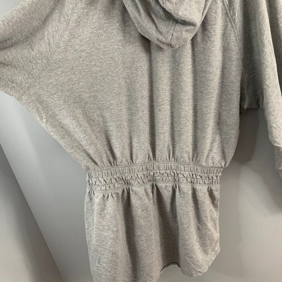 Revolve Free People FP Movement Circuit Tunic Grey Cotton Smocked Sweatshirt L - Picture 11 of 14